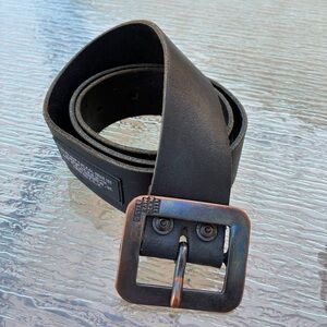 G-Star Raw Black Leather Belt